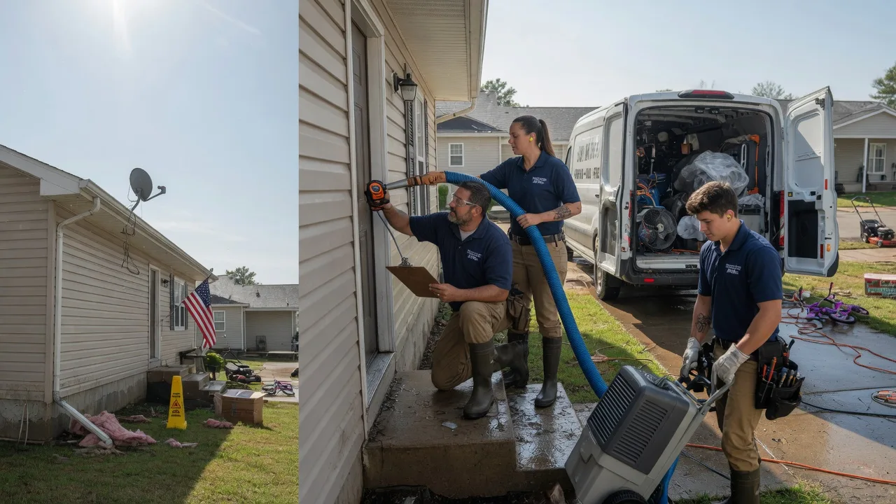 Ceiling Water Damage Restoration in Chauncey, OH near me